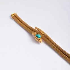 Osprey Bracelet Double Tubogas En Or Jaune Et Turquoise -Castafiore Boutique 0U9A0926 c149b97b 4f03 4c29 96bd f75898e95881