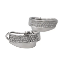 Giorgio Visconti Boucles D'oreillesOr Blanc Diamant -Castafiore Boutique 2673929CN08