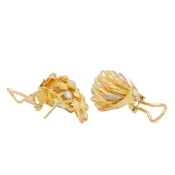 Boucles D'oreilles Clip Trois Ors -Castafiore Boutique 3141362RV07