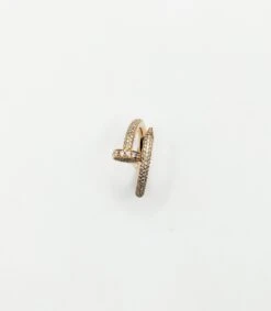 Bague CARTIER "Juste Un Clou" En Or Rose Et Diamants -Castafiore Boutique BAGUECLOU2