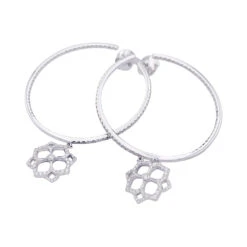 Miller Boucles D'oreilles Créoles MESSIKA "Eden" En Or Blanc Et Diamants -Castafiore Boutique Miller BO creoles Messika Eden or blanc diamants 2 33017
