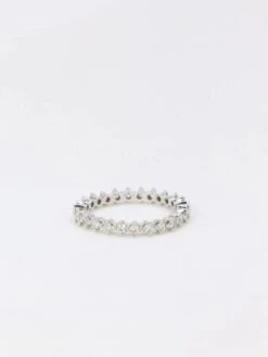 Alliance Américaine En Or Blanc Et Diamants 0,5 Ct 8 Alliance Américaine En Or Blanc Et Diamants 0,5 Ct -Castafiore Boutique alliance americaine en or blanc et diamants 05 ct 762119