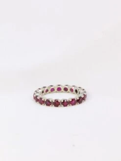 Alliance Américaine Or Blanc Rubis 1,9 Ct -Castafiore Boutique alliance americaine or blanc rubis 19 ct 598849