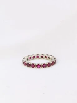 Alliance Américaine Or Blanc Rubis 1,9 Ct -Castafiore Boutique alliance americaine or blanc rubis 19 ct 634034