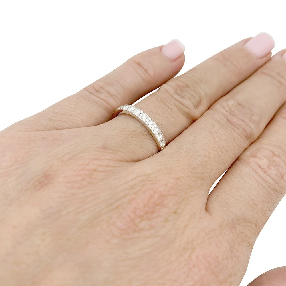 Miller Alliance BOUCHERON "Beloved" En Platine Et Diamants. 5 Miller Alliance BOUCHERON "Beloved" En Platine Et Diamants. – Image 5