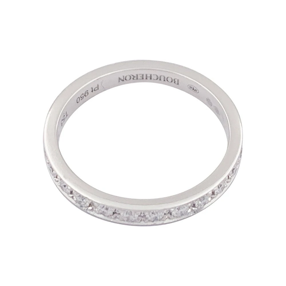 Miller Alliance BOUCHERON "Beloved" En Platine Et Diamants. 3 Miller Alliance BOUCHERON "Beloved" En Platine Et Diamants. – Image 3
