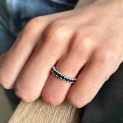 Alliance En Or Blanc Et Saphirs -Castafiore Boutique alliance en or blanc et saphirs 603887