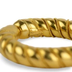 Boucles D'oreilles Créoles LALAOUNIS En Or Jaune 12 Boucles D'oreilles Créoles LALAOUNIS En Or Jaune -Castafiore Boutique avant premiere boucles doreilles creoles lalaounis en or jaune 137427