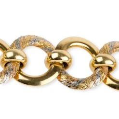 Bracelet Souple GEORGES LENFANT POUR CARTIER En Or Jaune, Or Blanc Et Or Rose -Castafiore Boutique avant premiere bracelet maillons georges lenfant pour cartier en or jaune or blanc et or rose 841082