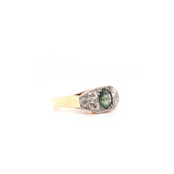 Bague Entourage En Or, Platine, Saphir Et Diamant -Castafiore Boutique bague 23917 2