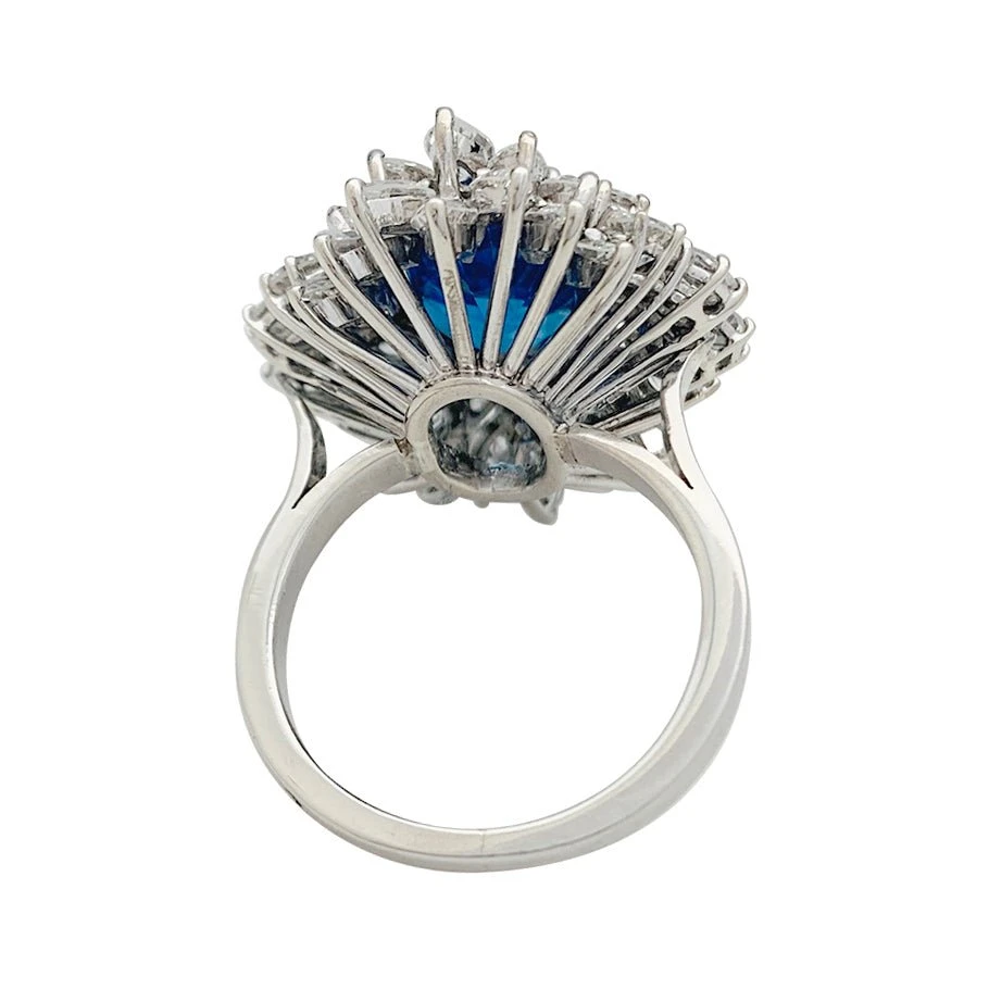 Miller Bague à Entourage, Saphir Et Diamants 2 Miller Bague à Entourage, Saphir Et Diamants – Image 2