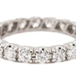 Bague Alliance Américaine En Or Blanc Et Diamant 9 Bague Alliance Américaine En Or Blanc Et Diamant -Castafiore Boutique bague alliance americaine en or blanc et diamant 620110