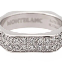 Bague Alliance Américaine MONTBLANC "4810" En Or Blanc Et Diamants 11 Bague Alliance Américaine MONTBLANC "4810" En Or Blanc Et Diamants -Castafiore Boutique bague alliance americaine montblanc 4810 en or blanc et diamants 312149
