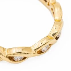 Bague Alliance Américaine Or JauneDiamant 11 Bague Alliance Américaine Or JauneDiamant -Castafiore Boutique bague alliance americaine or jaune diamant 205564