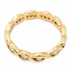 Bague Alliance Américaine Or JauneDiamant 9 Bague Alliance Américaine Or JauneDiamant -Castafiore Boutique bague alliance americaine or jaune diamant 551413