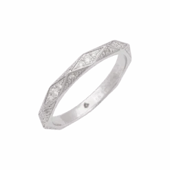 Miller Bague Alliance BOUCHERON "Facette" En Platine, Diamants. 7 Miller Bague Alliance BOUCHERON "Facette" En Platine, Diamants. -Castafiore Boutique bague alliance boucheron facette en platine diamants 492236