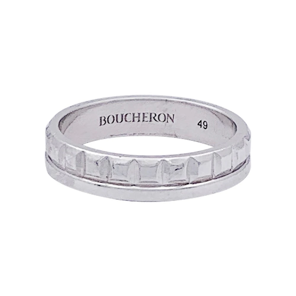 Miller Bague Alliance BOUCHERON "Quatre Radiant Edition" En Or Blanc. 4 Miller Bague Alliance BOUCHERON "Quatre Radiant Edition" En Or Blanc. – Image 4