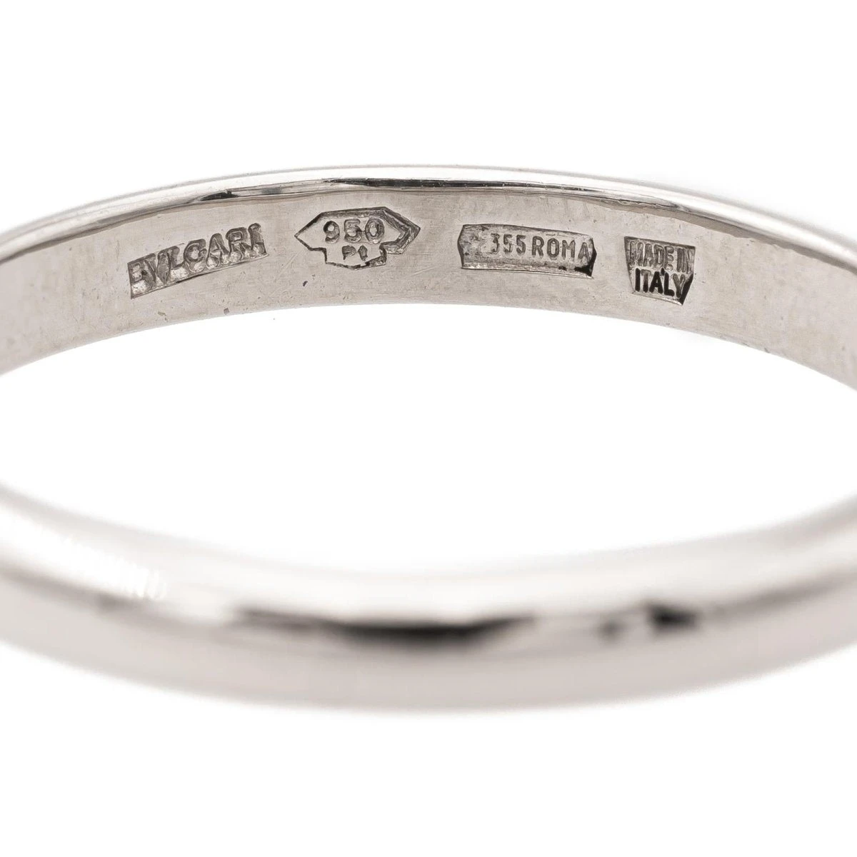 Bague Alliance BULGARI "Fedi" En Platine 3 Bague Alliance BULGARI "Fedi" En Platine – Image 3