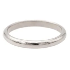 Bague Alliance BULGARI "Fedi" En Platine