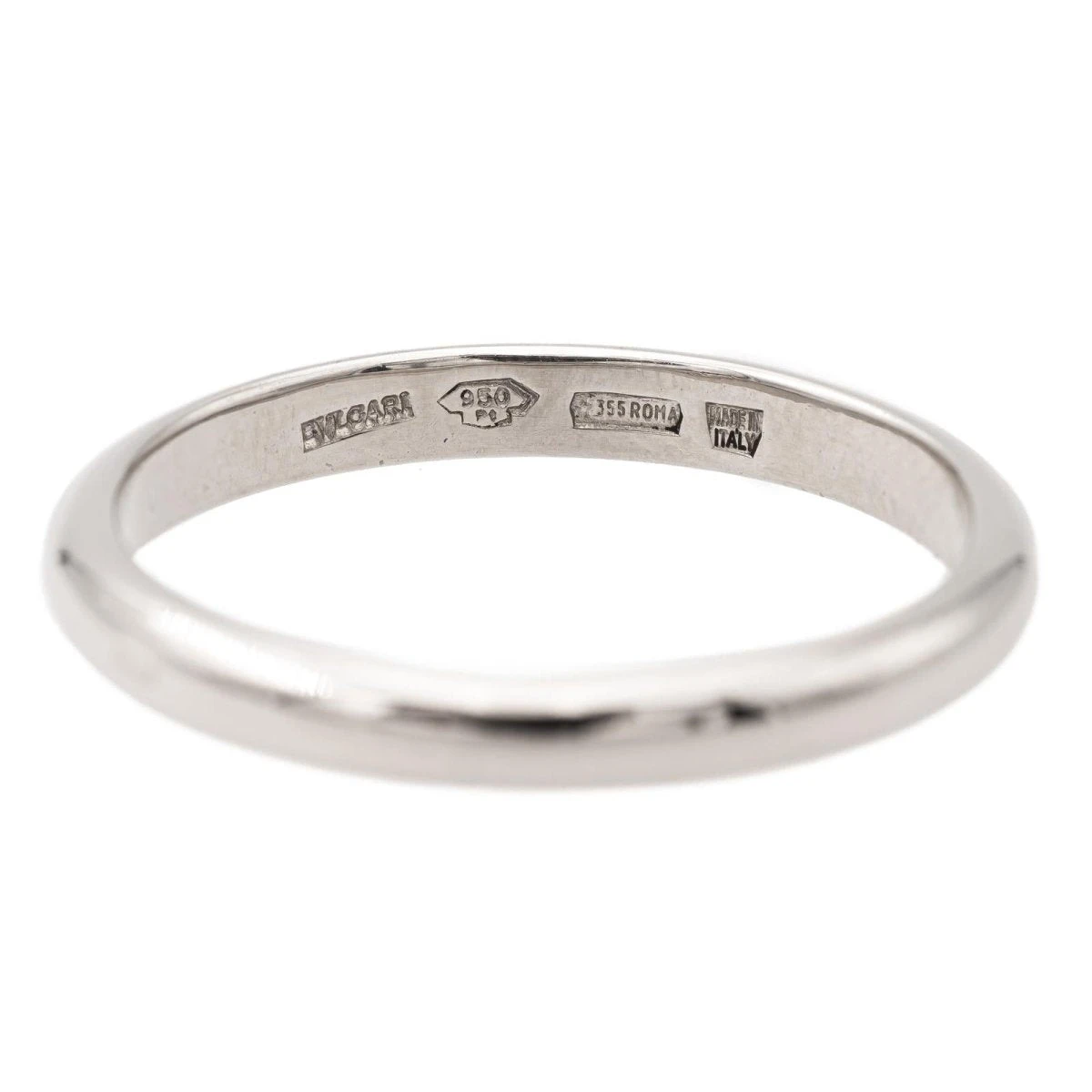 Bague Alliance BULGARI "Fedi" En Platine 6 Bague Alliance BULGARI "Fedi" En Platine – Image 6