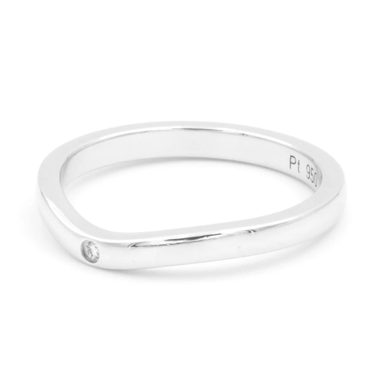 Bague Alliance CARTIER "Ballerine" En Platine Et Diamant 2 Bague Alliance CARTIER "Ballerine" En Platine Et Diamant – Image 2