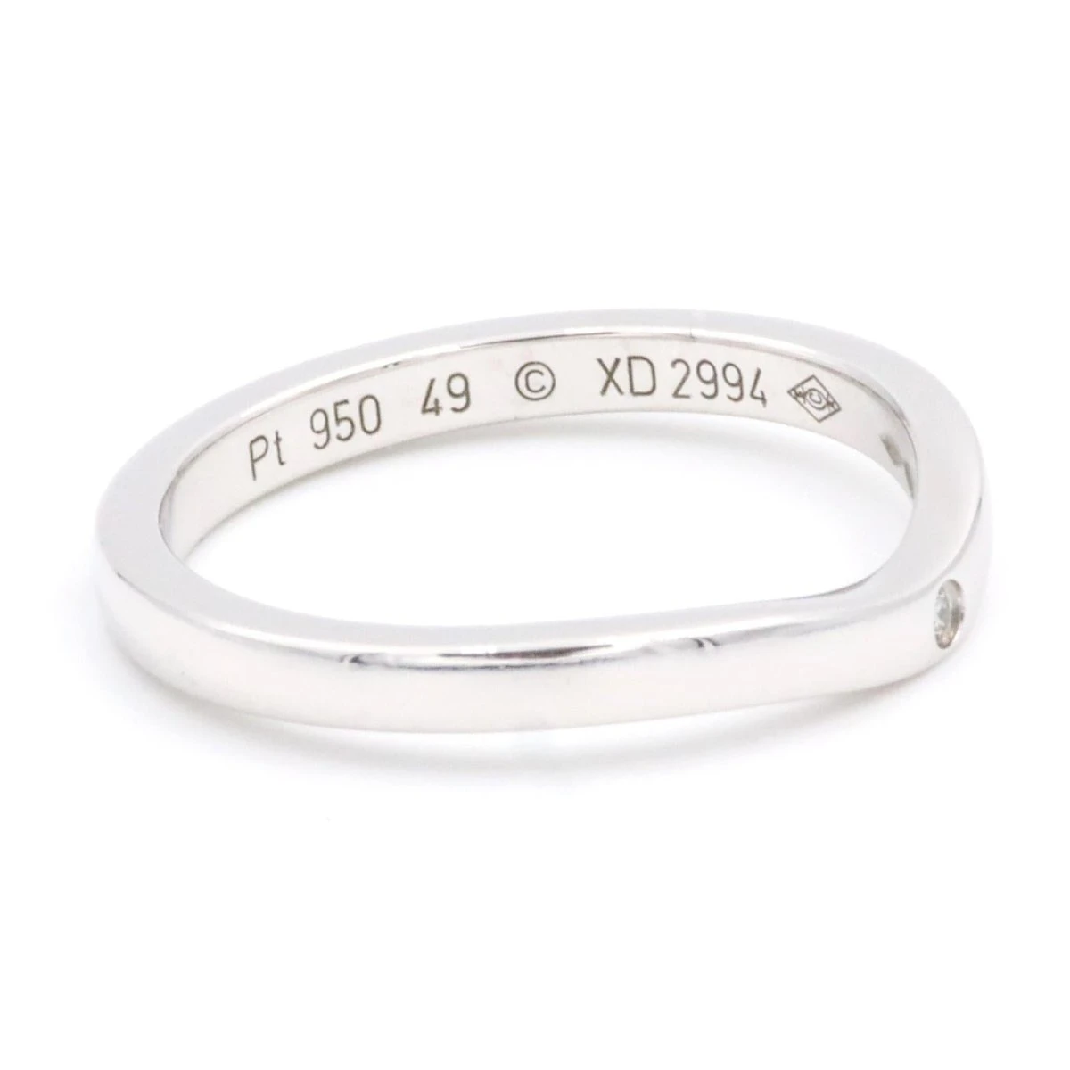 Bague Alliance CARTIER "Ballerine" En Platine Et Diamant 5 Bague Alliance CARTIER "Ballerine" En Platine Et Diamant – Image 5