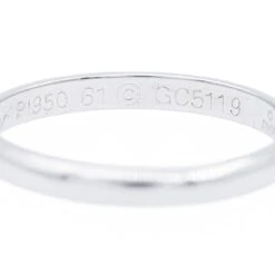 Bague Alliance CARTIER En Platine 11 Bague Alliance CARTIER En Platine -Castafiore Boutique bague alliance cartier en platine 423743