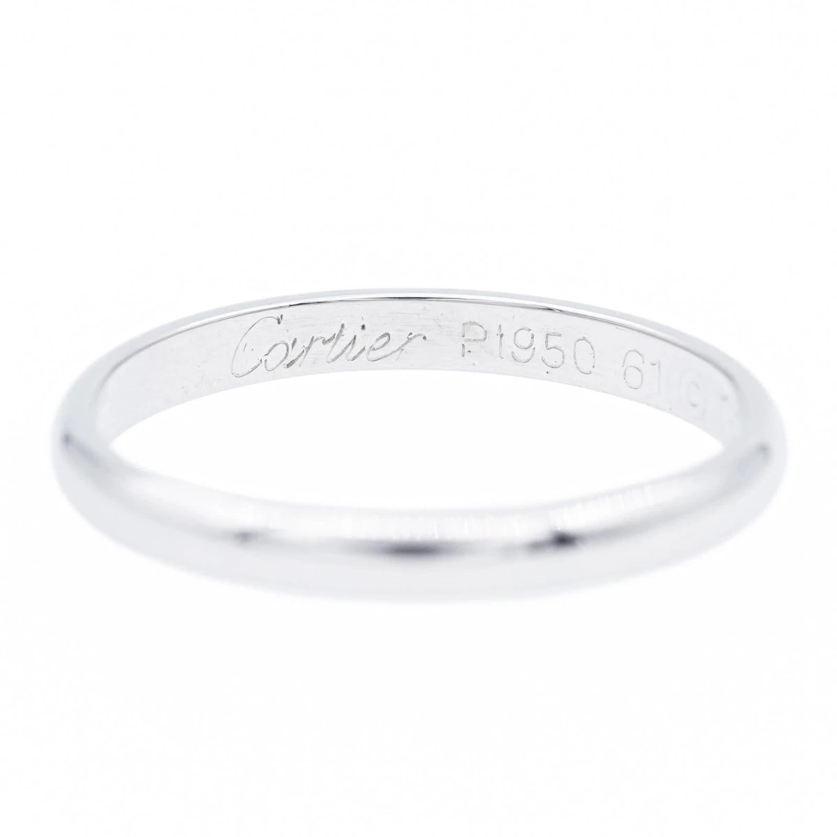 Bague Alliance CARTIER En Platine 2 Bague Alliance CARTIER En Platine – Image 2