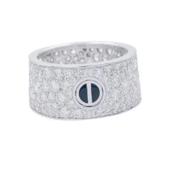 Miller Bague Alliance CARTIER "Love" En Or Blanc Et Diamants -Castafiore Boutique bague alliance cartier love en or blanc et diamants 654886
