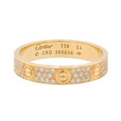 Bague Alliance CARTIER , "Love", En Or Jaune Et Diamant 9 Bague Alliance CARTIER , "Love", En Or Jaune Et Diamant -Castafiore Boutique bague alliance cartier love en or jaune et diamant 356712