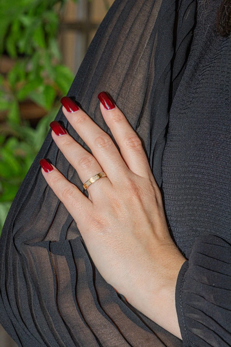 Bague Alliance CARTIER , "Love", En Or Jaune Et Diamant 2 Bague Alliance CARTIER , "Love", En Or Jaune Et Diamant – Image 2