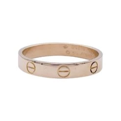 Miller Bague Alliance CARTIER "Love" En Or Rose -Castafiore Boutique bague alliance cartier love en or rose 843280