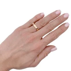 Miller Bague Alliance CARTIER "Love" En Or Rose -Castafiore Boutique bague alliance cartier love en or rose 991126