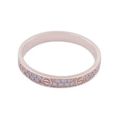 Miller Bague Alliance CARTIER "Love" En Or Rose Et Diamants 12 Miller Bague Alliance CARTIER "Love" En Or Rose Et Diamants -Castafiore Boutique bague alliance cartier love en or rose et diamants 464739