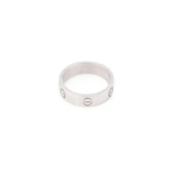 Bague Alliance CARTIER "Love" En Platine 7 Bague Alliance CARTIER "Love" En Platine -Castafiore Boutique bague alliance cartier love en platine 358381