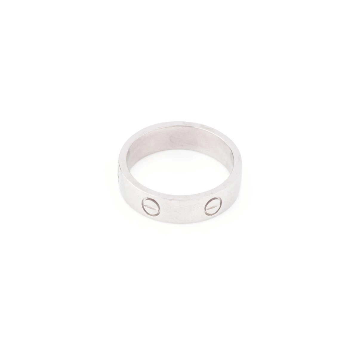 Bague Alliance CARTIER "Love" En Platine 1 Bague Alliance CARTIER "Love" En Platine