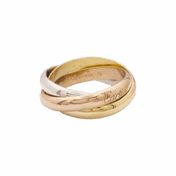 Miller Bague Alliance CARTIER "Trinity Classique" En Or Rose, Or Jaune Et Or Blanc -Castafiore Boutique bague alliance cartier trinity classique en or rose or jaune et or blanc 265418