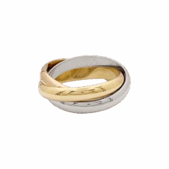 Miller Bague Alliance CARTIER "Trinity Classique" En Or Rose, Or Jaune Et Or Blanc -Castafiore Boutique bague alliance cartier trinity classique en or rose or jaune et or blanc 369392