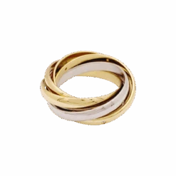 Miller Bague Alliance CARTIER "Trinity" En Or Jaune, Or Blanc, Or Rose Et Diamants -Castafiore Boutique bague alliance cartier trinity en or jaune or blanc or rose et diamants 338376