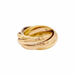 Miller Bague Alliance CARTIER "Trinity" En Or Jaune, Or Blanc, Or Rose Et Diamants -Castafiore Boutique bague alliance cartier trinity en or jaune or blanc or rose et diamants 983423