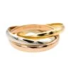 Bague Alliance CARTIER "Trinity" Trois Ors -Castafiore Boutique bague alliance cartier trinity trois ors 808580