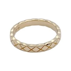 Miller Bague Alliance CHANEL "Coco Crush" En Or Jaune -Castafiore Boutique bague alliance chanel coco crush en or jaune 545599