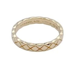Miller Bague Alliance CHANEL "Coco Crush" En Or Jaune -Castafiore Boutique bague alliance chanel coco crush en or jaune 955699
