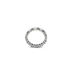 Bague Alliance En Or Blanc, Saphirs Et Diamants -Castafiore Boutique bague alliance en or blanc saphirs et diamants 679285