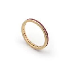 Bague Alliance En Or Jaune Et Rubis 5 Bague Alliance En Or Jaune Et Rubis -Castafiore Boutique bague alliance en or jaune et rubis 492629