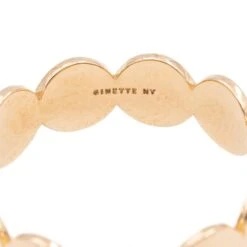 Bague Alliance GINETTE NY "Mini Ever Eternity Band" En Or Rose -Castafiore Boutique bague alliance ginette ny mini ever eternity band en or rose 514223