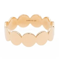 Bague Alliance GINETTE NY "Mini Ever Eternity Band" En Or Rose