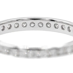 Bague Alliance Or Blanc Et Diamant -Castafiore Boutique bague alliance or blanc et diamant 161056