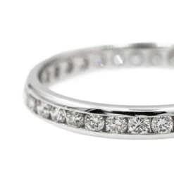 Bague Alliance Or Blanc Et Diamant -Castafiore Boutique bague alliance or blanc et diamant 677735