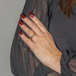 Bague Alliance Or JauneDiamant -Castafiore Boutique bague alliance or jaune diamant 955218